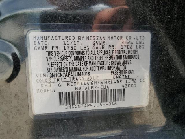 Photo 11 VIN: 3N1CN7AP4JL844018 - NISSAN VERSA 