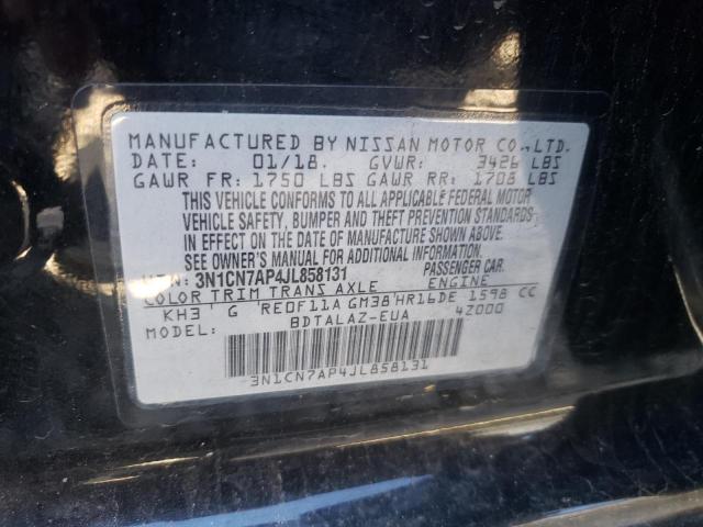 Photo 11 VIN: 3N1CN7AP4JL858131 - NISSAN VERSA S 