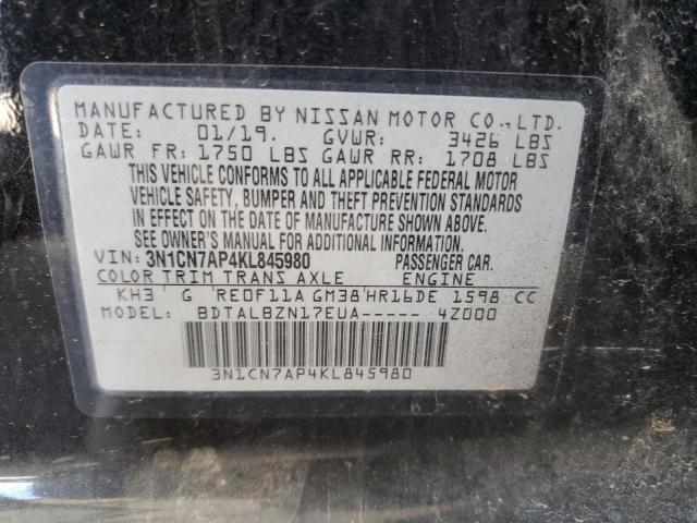 Photo 11 VIN: 3N1CN7AP4KL845980 - NISSAN VERSA 