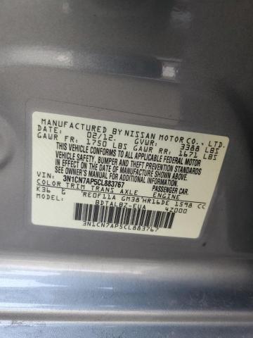 Photo 11 VIN: 3N1CN7AP5CL883767 - NISSAN VERSA 