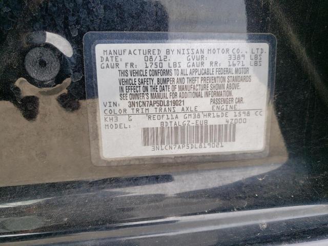 Photo 11 VIN: 3N1CN7AP5DL819021 - NISSAN VERSA S 