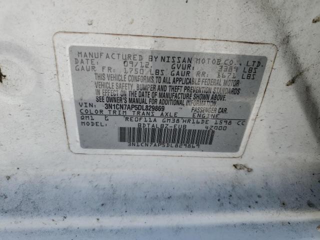 Photo 11 VIN: 3N1CN7AP5DL829869 - NISSAN VERSA 