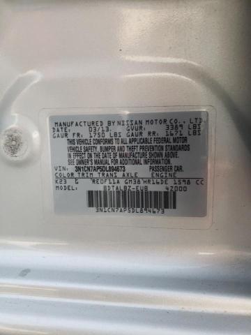 Photo 9 VIN: 3N1CN7AP5DL894673 - NISSAN VERSA S 