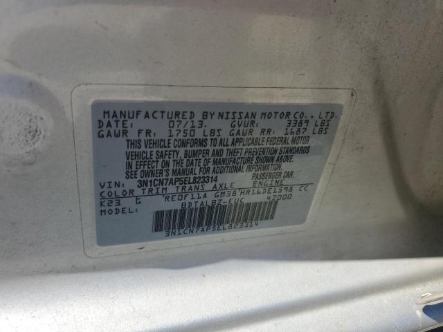 Photo 11 VIN: 3N1CN7AP5EL823314 - NISSAN VERSA 