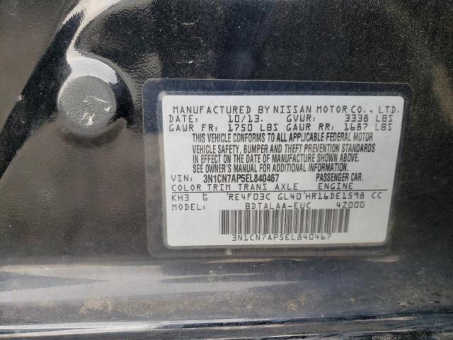 Photo 9 VIN: 3N1CN7AP5EL840467 - NISSAN VERSA S 