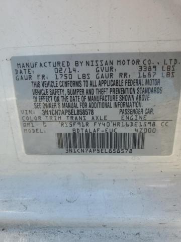 Photo 11 VIN: 3N1CN7AP5EL858578 - NISSAN VERSA 