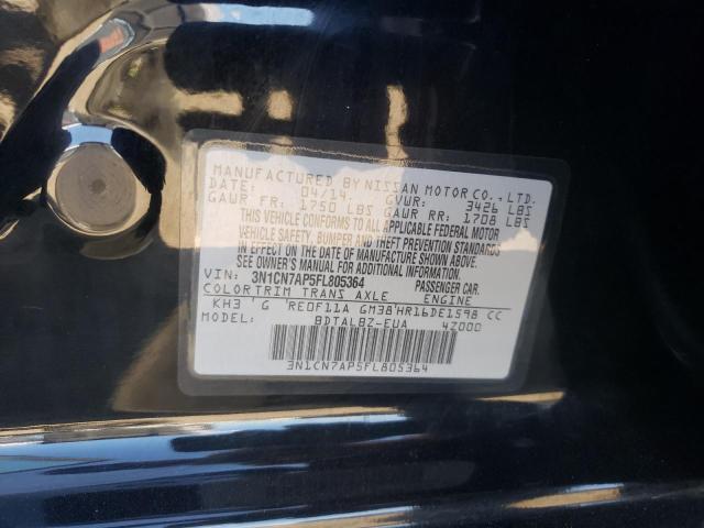 Photo 11 VIN: 3N1CN7AP5FL805364 - NISSAN VERSA S 