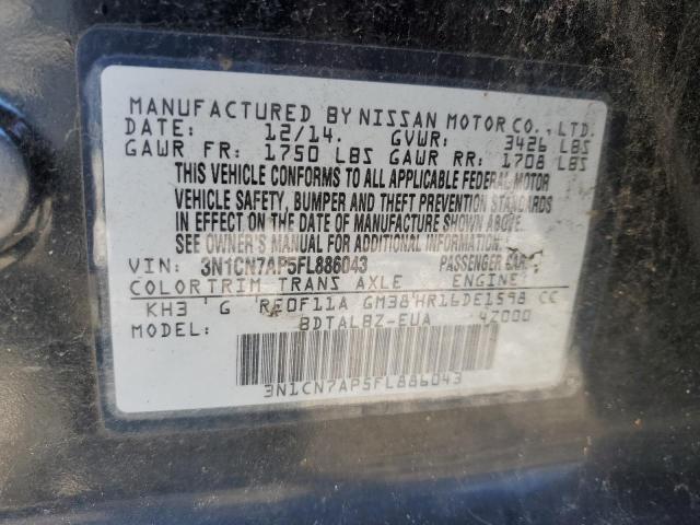 Photo 11 VIN: 3N1CN7AP5FL886043 - NISSAN VERSA 