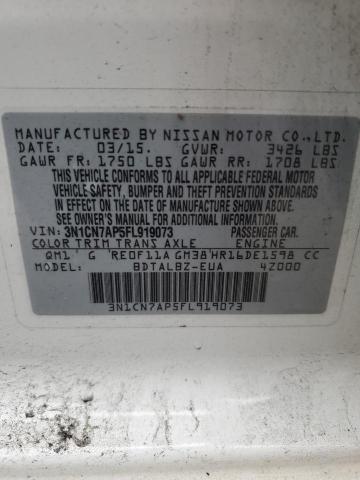 Photo 11 VIN: 3N1CN7AP5FL919073 - NISSAN VERSA 