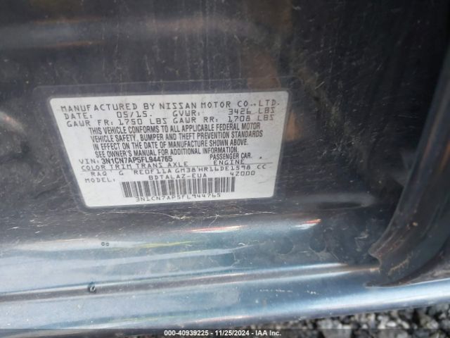 Photo 8 VIN: 3N1CN7AP5FL944765 - NISSAN VERSA 