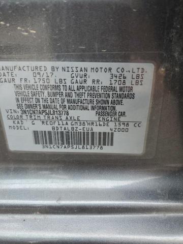 Photo 11 VIN: 3N1CN7AP5JL813778 - NISSAN VERSA S 