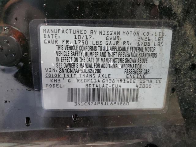 Photo 12 VIN: 3N1CN7AP5JL824280 - NISSAN VERSA 