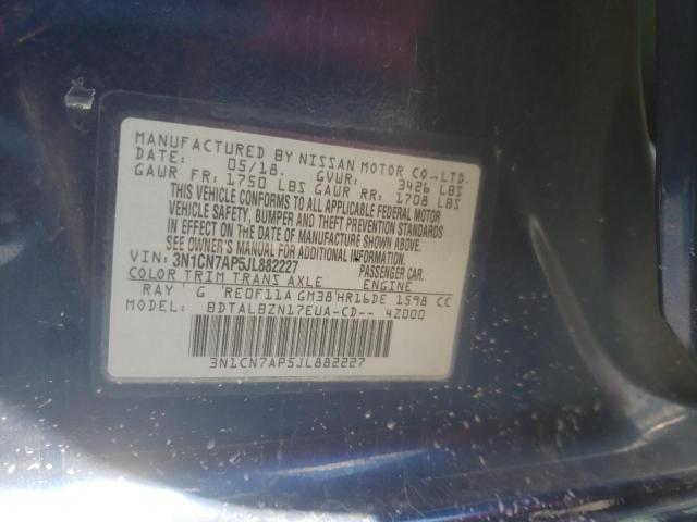 Photo 12 VIN: 3N1CN7AP5JL882227 - NISSAN VERSA NOTE 