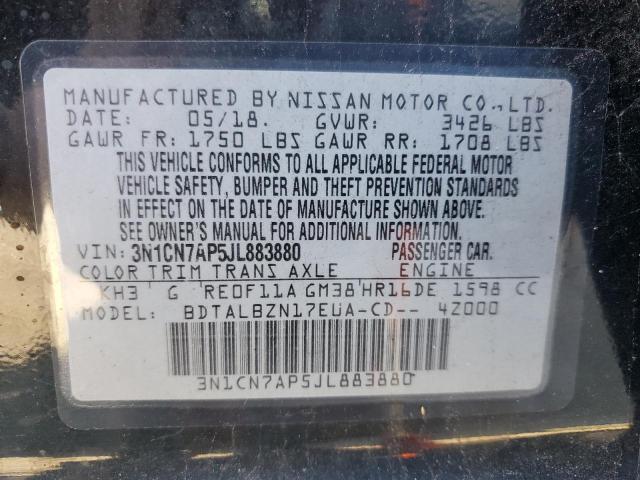 Photo 11 VIN: 3N1CN7AP5JL883880 - NISSAN VERSA 