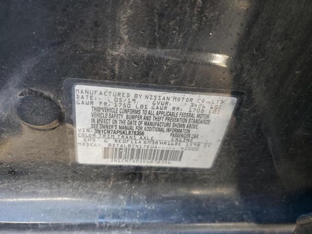 Photo 11 VIN: 3N1CN7AP5KL878356 - NISSAN VERSA S 