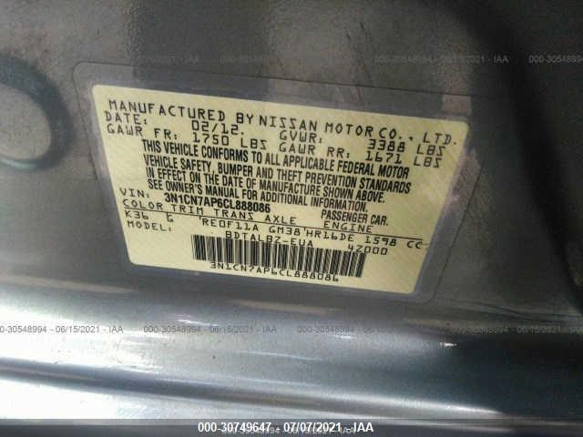 Photo 8 VIN: 3N1CN7AP6CL888086 - NISSAN VERSA 