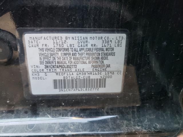 Photo 9 VIN: 3N1CN7AP6DL852772 - NISSAN VERSA S 