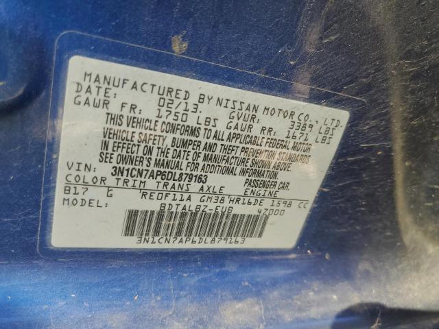 Photo 11 VIN: 3N1CN7AP6DL879163 - NISSAN VERSA S 