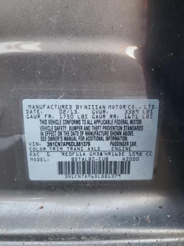 Photo 11 VIN: 3N1CN7AP6DL881379 - NISSAN VERSA 