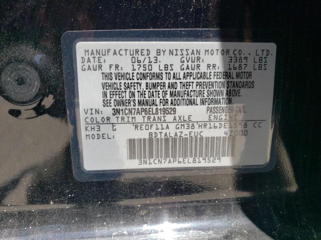 Photo 11 VIN: 3N1CN7AP6EL819529 - NISSAN VERSA S 