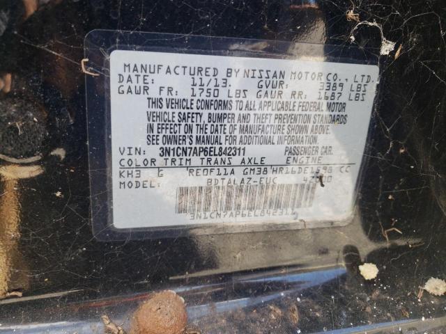 Photo 11 VIN: 3N1CN7AP6EL842311 - NISSAN VERSA 