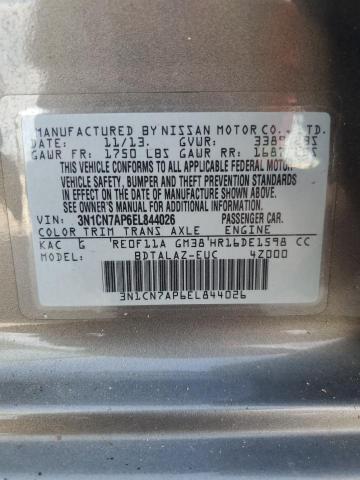 Photo 11 VIN: 3N1CN7AP6EL844026 - NISSAN VERSA S 