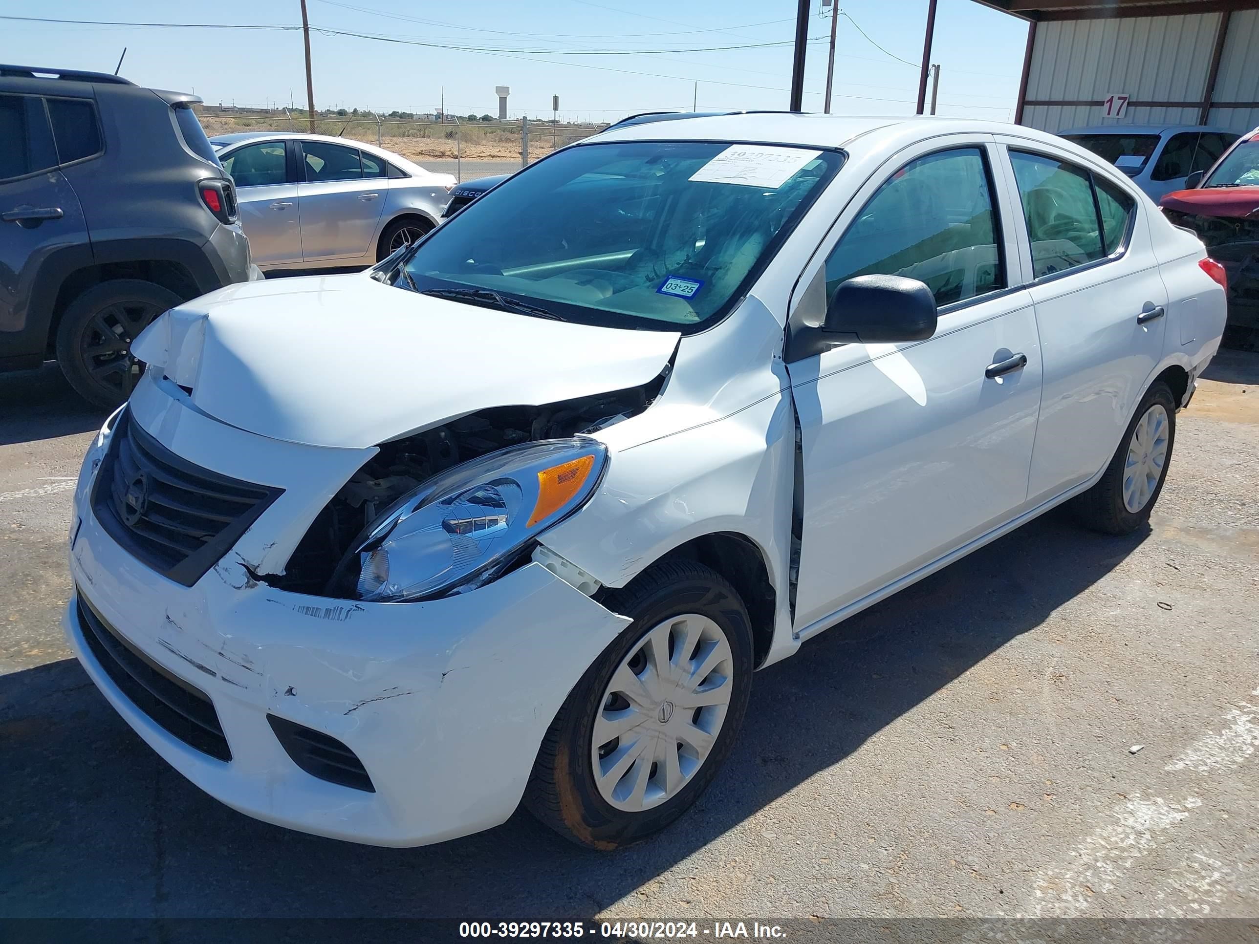 Photo 1 VIN: 3N1CN7AP6EL869346 - NISSAN VERSA 