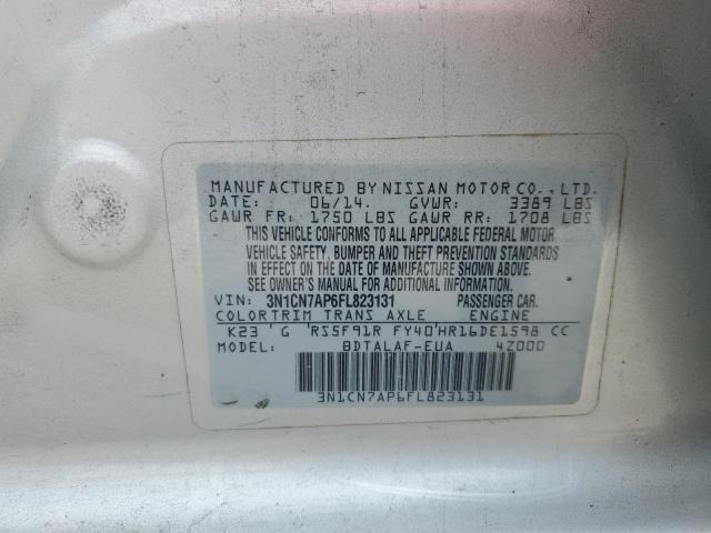 Photo 11 VIN: 3N1CN7AP6FL823131 - NISSAN VERSA S 