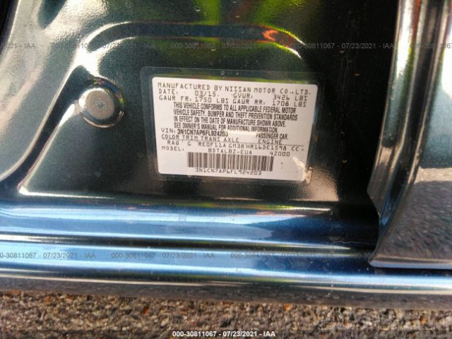 Photo 8 VIN: 3N1CN7AP6FL924203 - NISSAN VERSA 