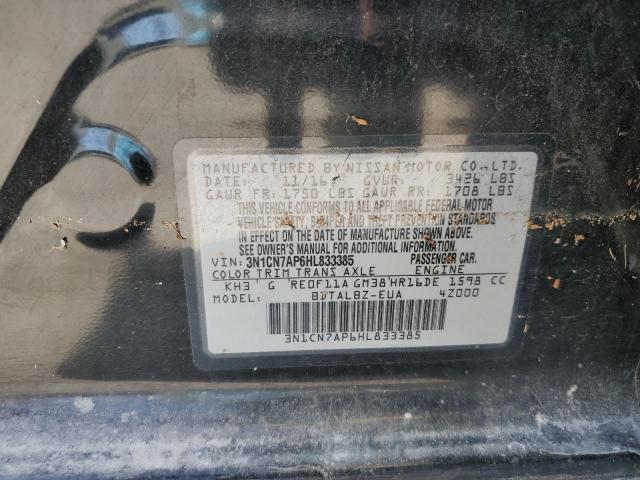 Photo 12 VIN: 3N1CN7AP6HL833385 - NISSAN VERSA S 