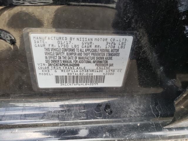 Photo 9 VIN: 3N1CN7AP6HL842099 - NISSAN VERSA S 