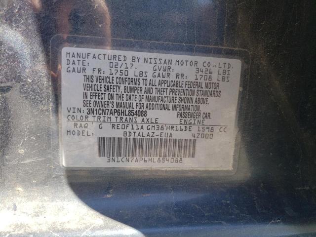 Photo 11 VIN: 3N1CN7AP6HL854088 - NISSAN VERSA 