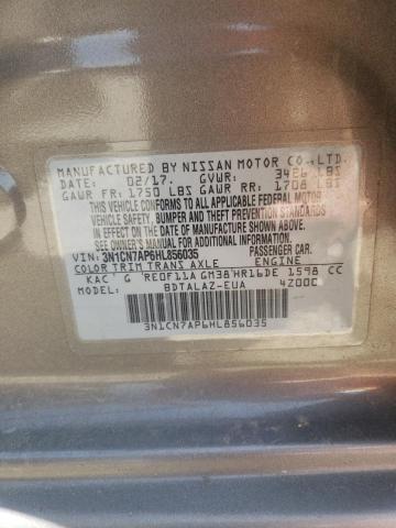 Photo 11 VIN: 3N1CN7AP6HL856035 - NISSAN VERSA 