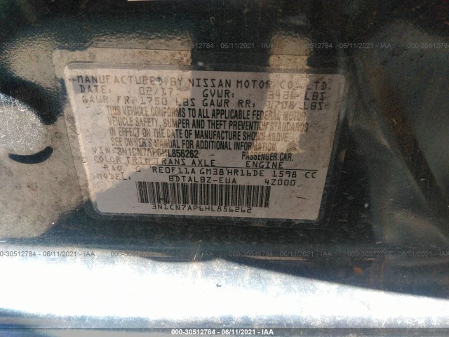 Photo 8 VIN: 3N1CN7AP6HL856262 - NISSAN VERSA SEDAN 