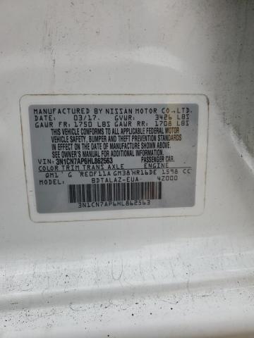 Photo 12 VIN: 3N1CN7AP6HL862563 - NISSAN VERSA S 