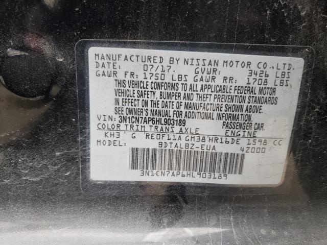 Photo 9 VIN: 3N1CN7AP6HL903189 - NISSAN VERSA S 