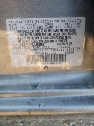 Photo 11 VIN: 3N1CN7AP6JL800862 - NISSAN VERSA S 