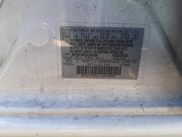 Photo 9 VIN: 3N1CN7AP6JL842805 - NISSAN VERSA S 