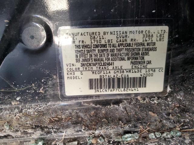 Photo 11 VIN: 3N1CN7AP7CL824641 - NISSAN VERSA 