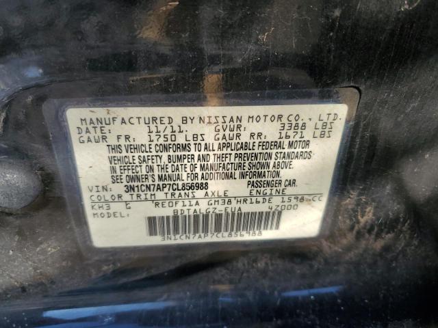 Photo 11 VIN: 3N1CN7AP7CL856988 - NISSAN VERSA 