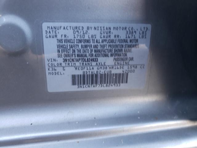 Photo 9 VIN: 3N1CN7AP7DL824933 - NISSAN VERSA S 