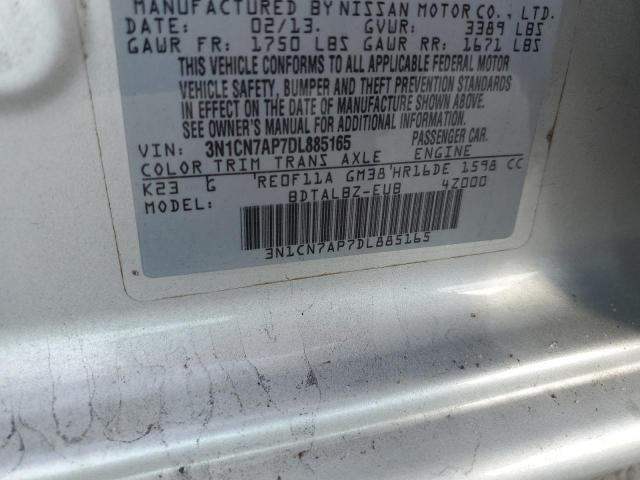 Photo 11 VIN: 3N1CN7AP7DL885165 - NISSAN VERSA S 