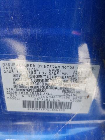 Photo 11 VIN: 3N1CN7AP7GL856320 - NISSAN VERSA 