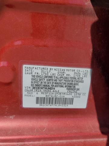 Photo 11 VIN: 3N1CN7AP7HL840314 - NISSAN VERSA 