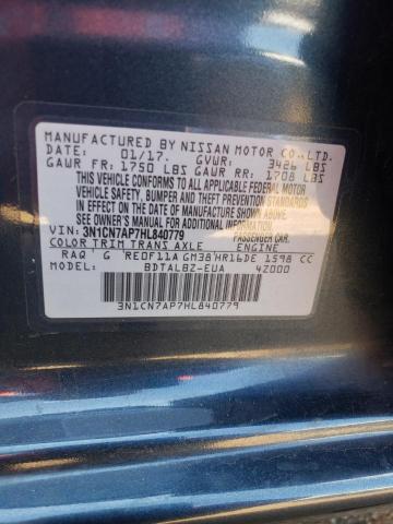 Photo 12 VIN: 3N1CN7AP7HL840779 - NISSAN VERSA S 