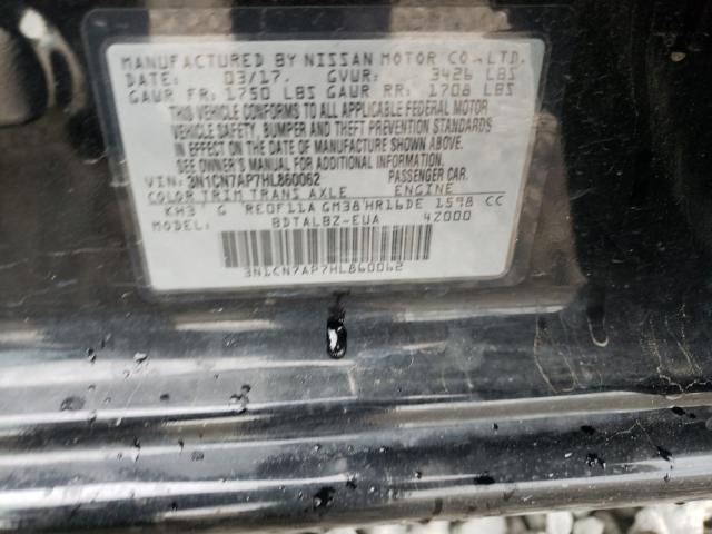 Photo 9 VIN: 3N1CN7AP7HL860062 - NISSAN VERSA S 