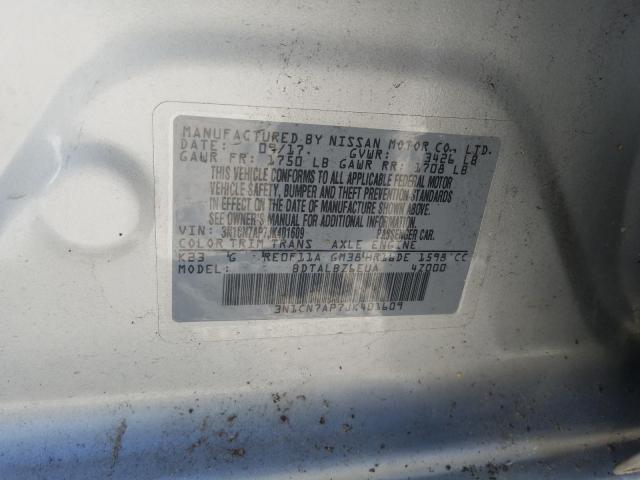 Photo 9 VIN: 3N1CN7AP7JK401609 - NISSAN VERSA S 