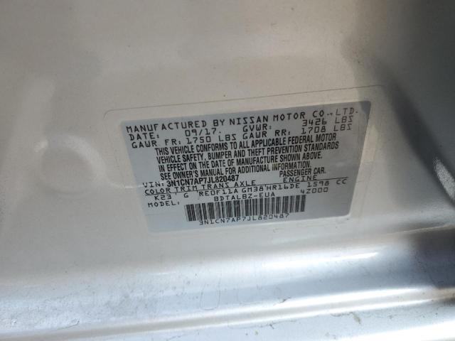 Photo 11 VIN: 3N1CN7AP7JL820487 - NISSAN VERSA S 