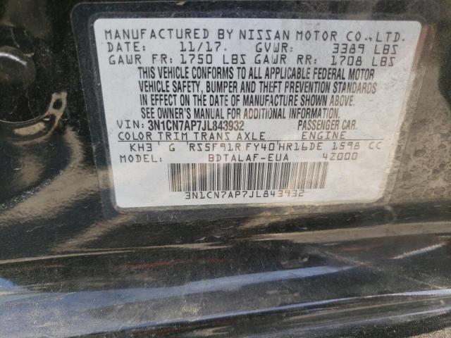 Photo 11 VIN: 3N1CN7AP7JL843932 - NISSAN VERSA 