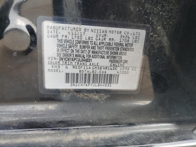 Photo 12 VIN: 3N1CN7AP7JL844031 - NISSAN VERSA S 